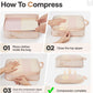 Veken 11 Set Compression Packing Cubes for Travel Essentials,Compressible Expandable Large Luggage Suitcase Organizer Bags for Clothing,Durable Space Saver Storage Bags with Toiletry Bags(Beige)