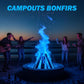 25 Pack Colorful Flames Color Fire Packets Fire Pit for Campfire,Fire Color Packets Camping Accessories for Kids & Adults,Outdoor Fire Changing Flame Powder. (25 Packets)