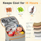 Cooler Backpack Soft Insulated Leak Proof 50 Cans Insulated Backpack Cooler Portable Picnic Camping Beach Hiking BBQ Lunch Backpack for Men and Women - Grey