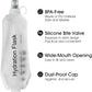 GYGYL Soft Flask, TPU Collapsible Soft Water Bottle for Hydration Pack, Running Vest, Leak-Proof Folding Water Bottle for Hiking Cycling Climbing Jogging-250ml White