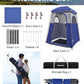 KingCamp Shower Tent, Portable Privacy Tent Outdoor Camping 1/2 Room Toilet Tents with Shower Bag & Dressing Room for Beach, Camping & Hiking