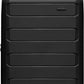 Traveler's Choice Pagosa Hardshell Expandable Luggage with Spinner Wheels, Black, 26-Inch Medium