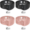 Motion Sickness Bands Anti Nausea Acupressure Wristband Sea Sickness Wristbands Nausea Bands（2 Pairs-Black+Pink）-Bohemia