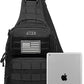 ATBP Tactical Sling Backpack With Holster Military Crossbody Bag for Men Single Shoulder Back Pack 10L