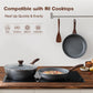 SENSARTE Nonstick Frying Pan Skillets, Swiss Granite Coating Omelette Pans, Healthy Cookware, Free of Intentionally Added PFOA (9.5 Inch Frying Pan and 5QT Saute Pan)