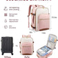 LOVEVOOK 50L Travel Backpack for Women & Men, Airline Approved Carry On Luggage with 3 Packing Cubes, TSA Overnight Bags, Waterproof Personal Item Bag, Weekender Essentials Backpacks fits 17" Laptop