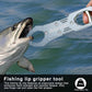 Fish Lip Gripper Fish Scales Professional Fish Holder Aluminium Alloy Material Grabber 40 Pound Fish Lip Grip Tool with Weight Scale and 360 Degree Rotation,Fish Grabber Clip Fish Control Tackle