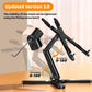 Laptop Stand with 360 Rotating Base, Computer Notebook Laptop Riser Metal Holder for Desk Collaborative Work, Fully Foldable for Easy Storage, Fits All MacBook, Laptops up to 16 inches, Black
