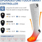 SNOW DEER Heated Socks for Men Women, App Controlled Left/Right Electric Ski Sock, 7.4V 2200mAh Rechargeable Battery 360°Fast Heating Toe Warmers for Skiing Hunting Motorcycle Walking Dogs