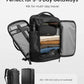 tomtoc Travel Backpack 40L, TSA Friendly Flight Approved Carry-on Luggage Hand Water-resistant Lightweight Business Rucksack, Durable Large Weekender Bag Daypack Fits 17.3 Inch Laptop