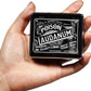 Silver Vintage Pill Box 7 Day Metal Pill Box with Mirror and 8 Compartments Cute Travel Pill Organizer for Purse (Vintage Halloween Label)
