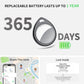 Air Tracker Tags-4 Pack, 5.3 Bluetooth Tracker Work with Apple Find My (iOS Only), 100dB Sound, Smart Tag with Keychain/Lanyard, Item Finder for Luggage/Key/Suitcase, Replaceable Battery, Black.