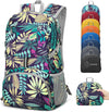 ZOMAKE Lightweight Packable Backpack 35L, Light Foldable Backpacks Water Resistant Collapsible Hiking Bag, Compact Folding Day Pack for Travel Camping(Mixed Color-Leaves) - Roamly