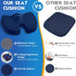 TushGuard Seat Cushion for Office Chair Memory Foam Non-Slip Desk Seat Cushion Back, Coccyx, Sciatica, Tailbone Pain Relief Butt Pillow for Office Chair, Car, Wheelchair, Blue