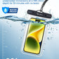 Waterproof Phone Pouch Bag - 7.5in Waterproof Phone Case for Beach Travel Must Haves, IPX8 Dry Bag with Lanyard for iPhone 16 15 Pro Max Galaxy S24+ S23 Pixel 8a, Cruise Essentials