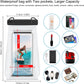 Large Capacity Waterproof Phone Pouch Floating, Waterproof Bag Case for iPhone 15 14 Pro Max 13 12 11 X XR 8 Plus Samsung Up to 6.9'', IPX8 Water Proof Phone Dry Bag for Boating Swimming Kayaking