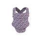 Mabē Monarch Ergonomic Baby Carrier – Premium Cotton Soft Structured Newborn to Toddler Carrier with Hip-Healthy Design, 3 Carry Positions (7-35lbs), Lightweight & Breathable, (Violet Wings)