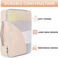 10 Set/8 Set Packing Cubes for Travel, Gifts for Women Mom,Anti-Tearing Suitcase Organizer for Luggage with Shoe & Hanging Toiletry Bag,OlarHike Vacation Essentials & Accessories for Cruise Ship,Cream - Roamly