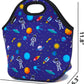 FlowFly Neoprene kids Lunch box Insulated Soft Bag Mini Cooler Thermal Meal Tote Kit for Boys, Girls,Men,Women,School,Work, Office, Astronaut