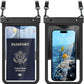 [Up to 8.5" Waterproof Phone Pouch - 2 Pack Waterproof Phone Case for iPhone 16 15 14 Pro Max Galaxy S25 S24 Ultra, IPX8 Dry Bag with Lanyard for Beach Travel Essentials