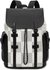 KingTo Laptop Backpack for Men Luxury Anti-Theft Travel Backpack Casual Business Waterproofing Computer Bag (A-White)