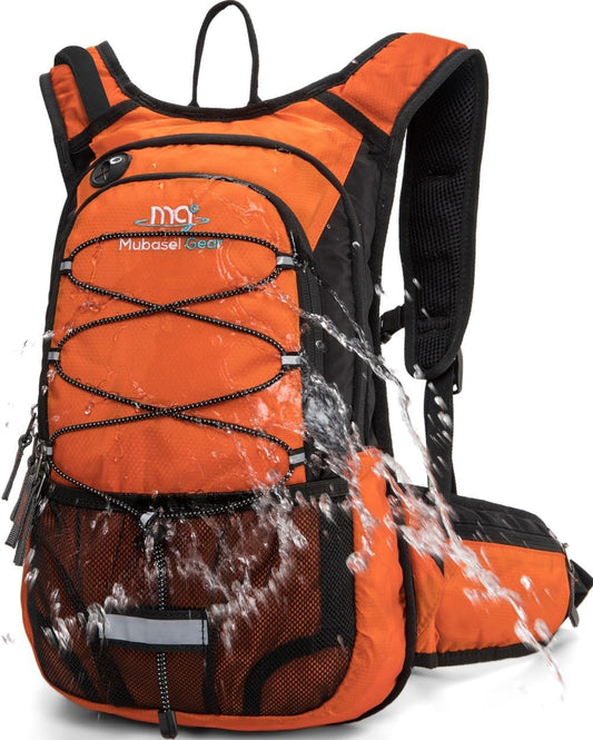15L Insulated Hydration Backpack Pack with 2L Water Bladder Lightweight Hiking Backpack Bag for Women Men Daypack for Hiking Running Festival Camping Biking - Roamly