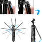ZOMEI Z688 Travel Camera Tripod Aluminum Alloy Portable Monopod with Ball Head ann Carrying Bag for Canon Nikon Sony DSLR Camera