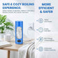 Travel Kettle,Portable Electric Kettle with Temperature Control, Brews Two Cups of Coffee, 316 Stainless Steel Inner Tank, Elegant Blue