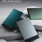 VULKIT Pop up Card Holder Minimalist Credit Card Holder RFID Blocking Slim Metal Card Case for Men or Women(Midnight Green)