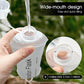 GYGYL Soft Flask, TPU Collapsible Soft Water Bottle for Hydration Pack, Running Vest, Leak-Proof Folding Water Bottle for Hiking Cycling Climbing Jogging-500ml White, 2pcs