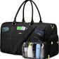 Women Duffle Weekender Travel Bag: Large Duffel Bags with Shoe Compartment Carry On Overnight Tote Bag with Wet Pocket Toiletry Bag Traveling Weekend Gym Yoga Hospital Bags for Labor & Delivery Black