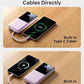 Portable Charger Power Bank - 15,000mAh Battery Pack Portable Phone Charger with Built in Cable 22.5W Fast Charging Powerbank Compatible with iPhone Android Samsung Phone, Lavender