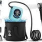 8000mAh Portable Camping Shower, Upgrade Rechargeable Electric Shower Pump with 5 Gallon Bucket, Intelligent LED Display,Portable Shower for Outdoor