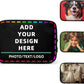 Custom Electronics Organizer Travel Case Customize Personalized Text Image Cable Charger Cord Tech Organizer Pouch Accessories Bag