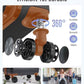 LIGHT FLIGHT Luggage Sets, Carry On Luggage 22x14x9 Airline Approved, Carry On Travel Bag Suitcases with Wheels, Expandable Hardside Lightweight Rolling with TSA Lock 2-Piece Set (DB/20),Black/Brown