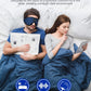 LC-dolida Sleeping Headphones Eye Mask, Sleep Mask with Bluetooth Headphones 3D Eye Mask Wireless Music Cotton Sleep Cover for Side Sleepers Nap Insomnia Air Travel Meditation Gifts for Unisex
