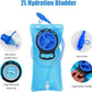 Reflective Hydration Backpack, Hydration Pack - Water Backpack with 2L/3L Hydration Bladder, Essential for Festivals - Rave Hydration Pack for Hiking, Running, Cycling, and Festivals