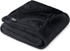 Bare Home Fleece Blanket - Twin/Twin Extra Long - Ultra-Soft Lightweight for Bed, Sofa, and Couch - Luxury Microplush - Cozy Warm Blanket (Twin/Twin XL, Black)