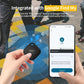 Air Tracker Tag 4 Pack for Android Luggage Tracker Tags Works with Google Find Hub, Bluetooth Tracker Smart Key Finder and Item Locator for Luggage, Backpack, Suitcases, Replaceable Battery
