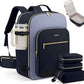 LOVEVOOK 56L Travel Backpack for Women & Men, Airline Approved Carry On Luggage with 3 Packing Cubes, TSA Overnight Bags, Waterproof Personal Item Bag, Weekender Essentials Backpacks fits 17" Laptop