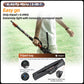 Fotopro Carbon Fiber 3-in-1 Monopod, 73" Travel Monopod with Feet, Max Load 22lbs for DSLR Camera Stabilizer, X-Airfly Mono Grey