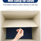 Large 17" 42 Quarts Collapsible Stackable Storage Bins with Lids [3-Pack] Foldable Fabric Linen Storage Boxes Cube, Closet Organizer Baskets with Label for Home (16.7 x 12 x 12", Navy Blue & White)