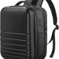 SOKOK Carry On Travel Backpack Waterproof Business Backpack Expandable with Laptop Compartment and Charging, Hardshell Computer Backpack for Men and Women, Black
