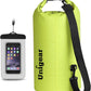 Unigear Dry Bag Waterproof, 2L/5L/10L/20L/30L/40L Floating and Lightweight Bags for Kayaking, Boating, Fishing, Swimming and Camping with Waterproof Phone Case