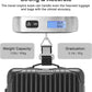 travel inspira Luggage Scale, Portable Digital Hanging Baggage Scale for Travel, Suitcase Weight Scale with Rubber Paint, 110 Pounds, Battery Included