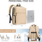 CLUCI Lightweight Travel Backpack Carry on Flight Approved, Puffy Gym Backpack with Shoe Compartment, Personal Item Travel Bag, 15.6 inch Laptop Backpack for Weekender Business