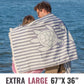 Turkish Beach Towel - 100% Organic Cotton - Soft, Quick-Dry, Sand Proof, Prewashed - Lightweight & Oversized for Beach, Pool, Yoga, Bath, Travel, Gym, Throw - Sienna (Brown)