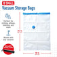 10 Pack Small Vacuum Storage Bags for Comforters, Blankets & Clothes – Vacuum Sealed Compression Bags with Hand Pump – Space Saver Storage Bags for Bedding, Moving, Travel & Organization