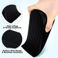 Frienda 16 Pack Large Door Stoppers Heavy Duty Rubber Stopper for Bottom of Door Wedge Stopper for Home Office (Black)