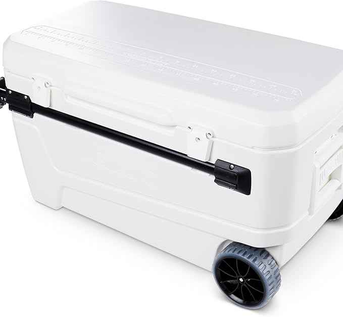 Igloo Maxcold Glide 110Qt Wheeled Cooler | Insulated Hard Shell Ice Chest